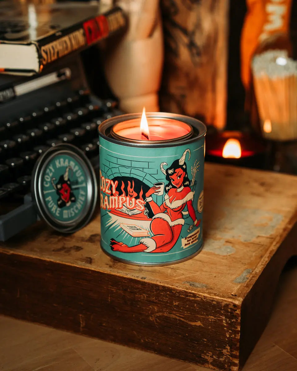 Cozy Krampus 16oz Pint Candle AFTERHOURSFUN