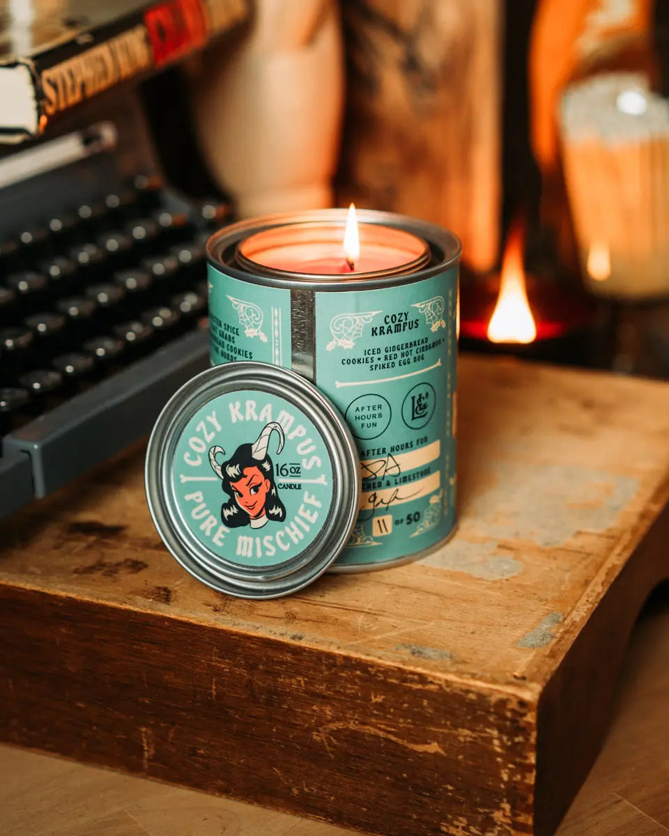 Cozy Krampus 16oz Pint Candle AFTERHOURSFUN