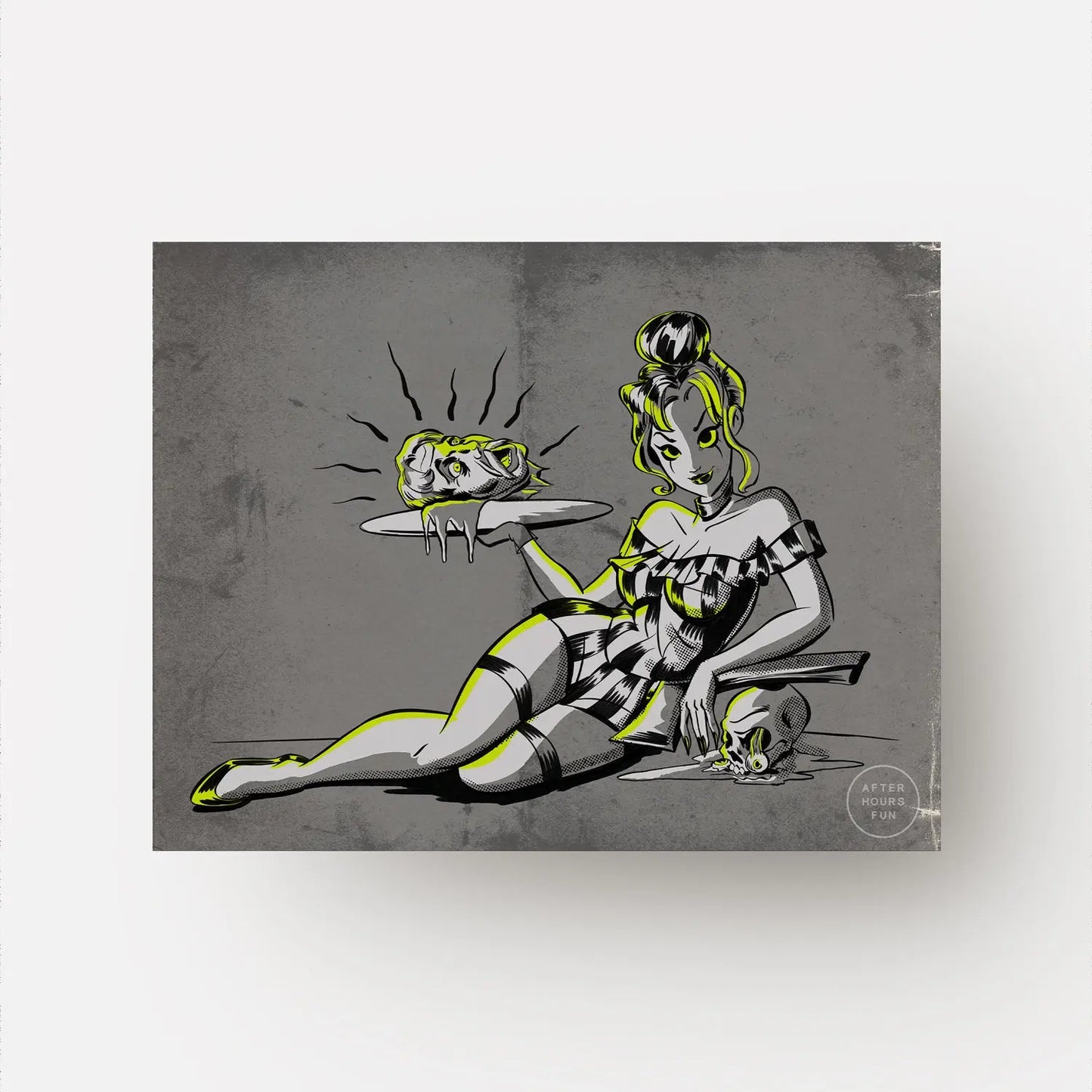 Creepy Maid 8.5 X 11 inch Giclee Print