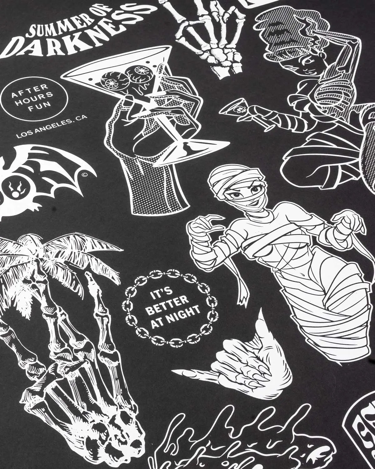 "Doodles" 22x30 inch screen print poster AFTERHOURSFUN