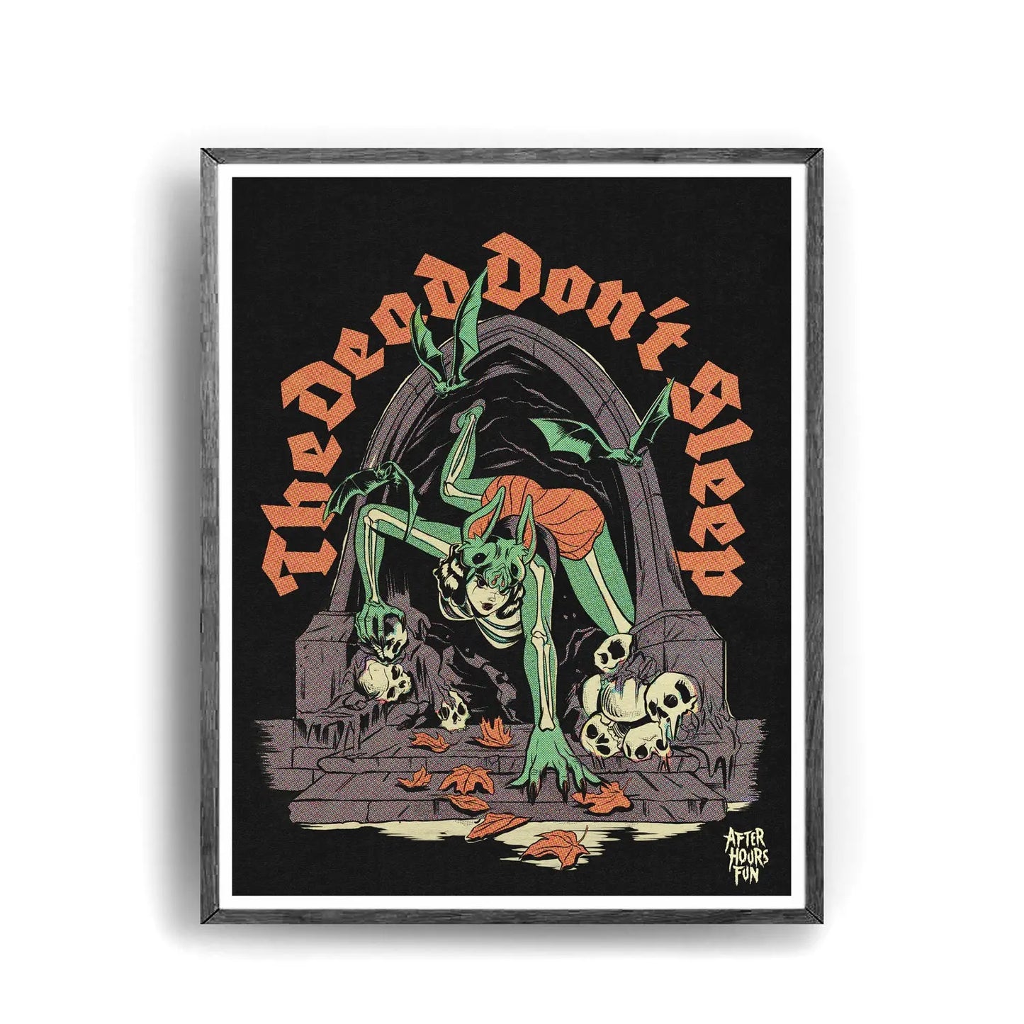 Dead Don't Sleep 11 x 14 Art Print (unframed) AFTERHOURSFUN