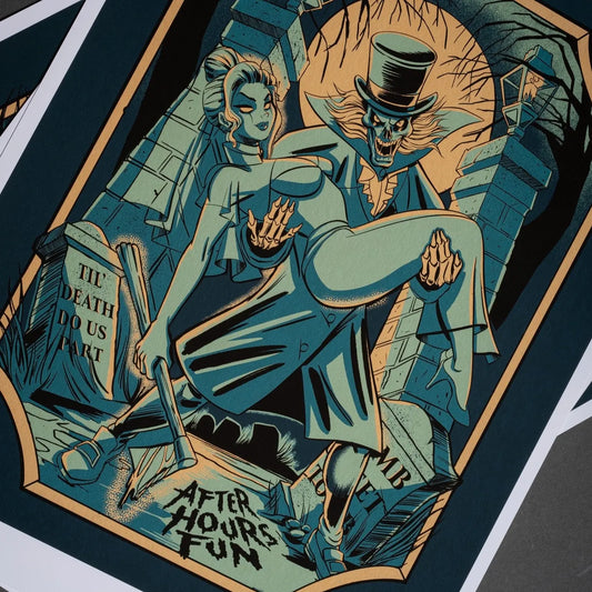 Spooky Time 16 x 20 Art Print AFTERHOURSFUN