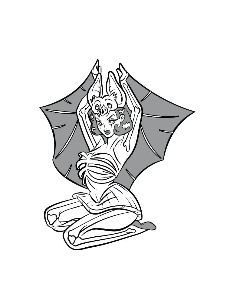 Vintage BatGirl© Tattoo Ticket AFTERHOURSFUN