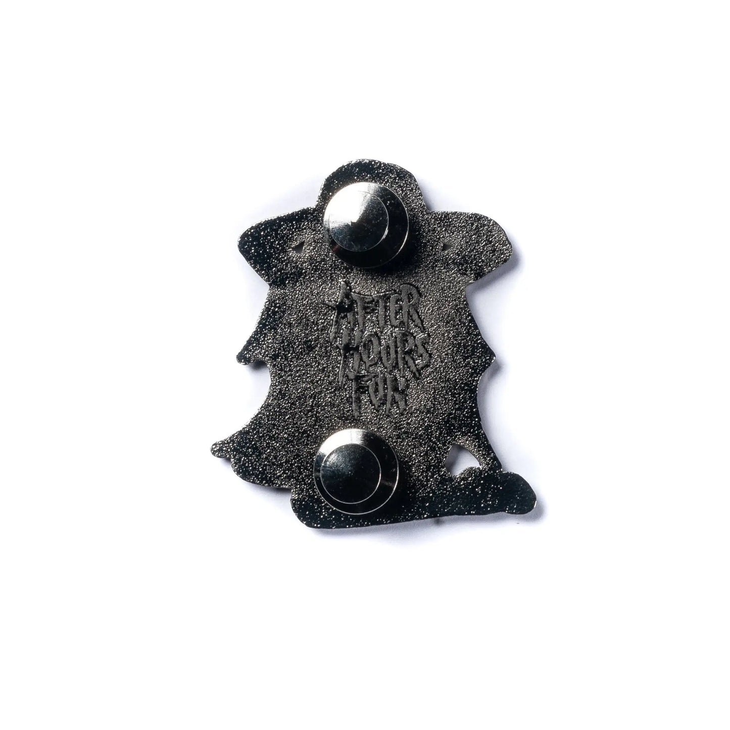 Limited Edition Signed & Numbered "Goth Babe" Lily Munster Fan Art Enamel Pin - After Hours Fun Blue AFTERHOURSFUN