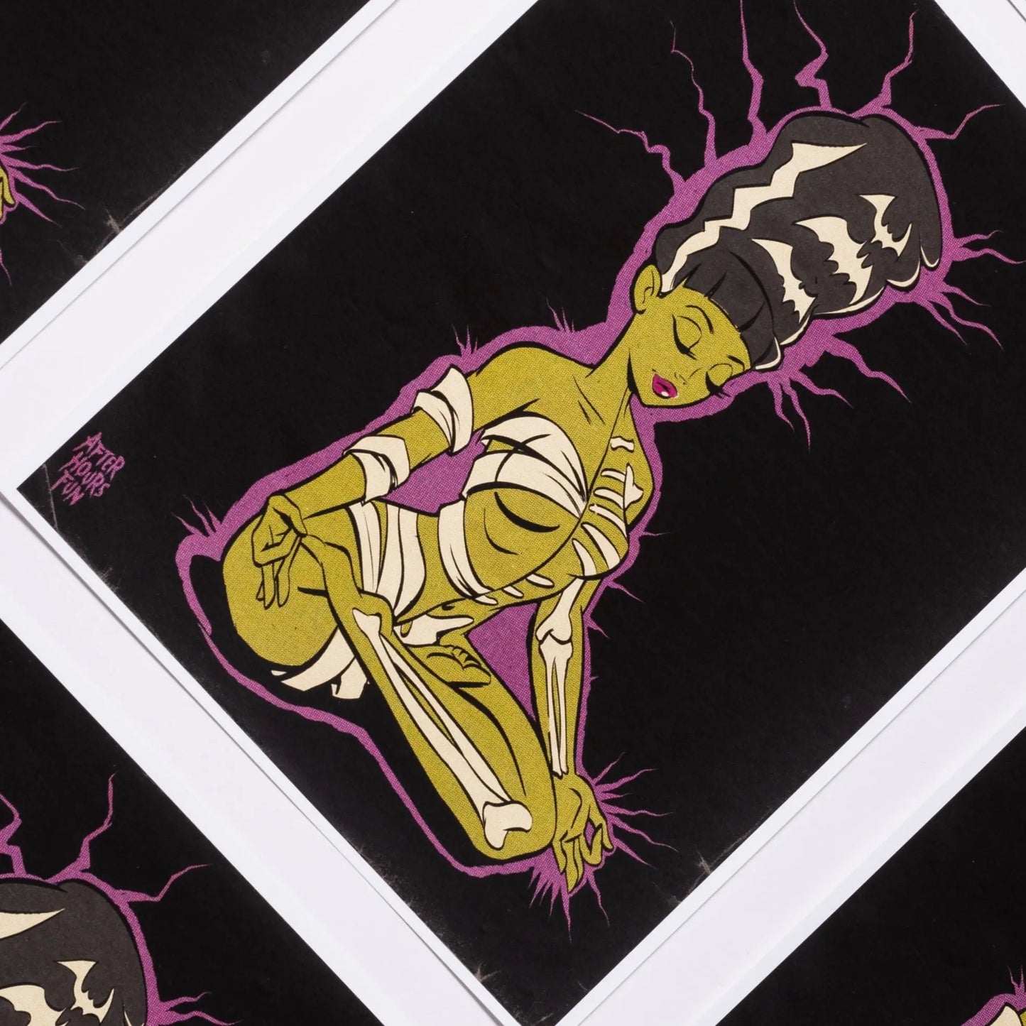 Yoga Bride Bones 8.5 x 11 Print