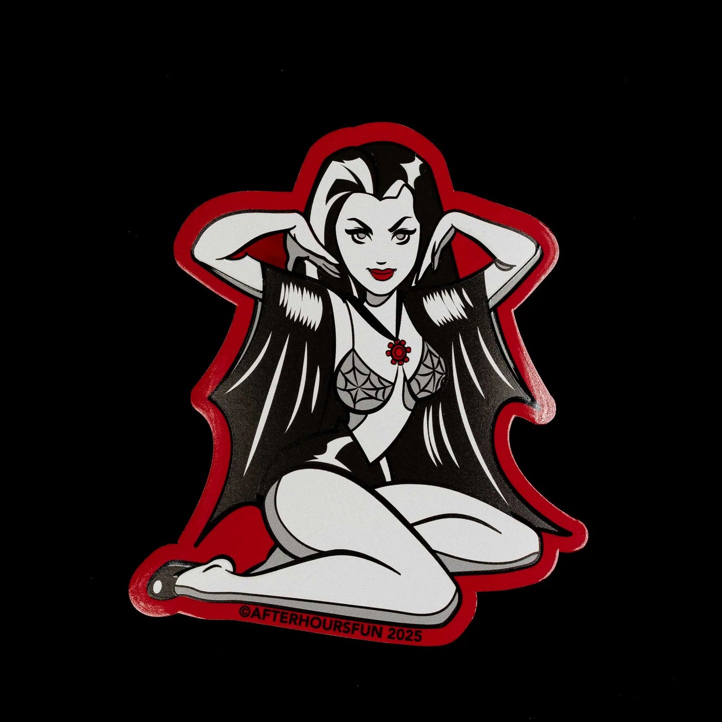 "Bloodsuckers Goth Babe" Spot Gloss Sticker AFTER HOURS FUN