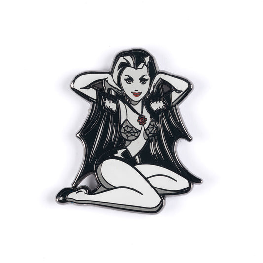 Goth Babe Enamel Pin (Bloodsuckers Variant)