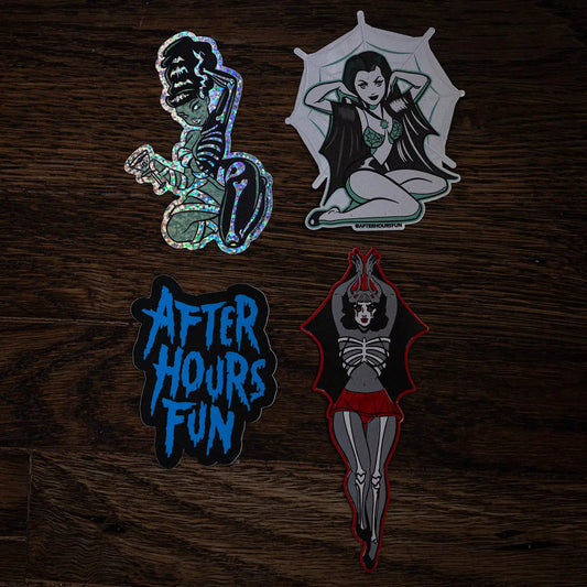 After Hours Fun limited edition holographic vinyl sticker from The Vault Series 01 collection