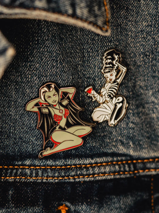 Goth Babe — Limited Edition Hard Enamel Pin | After Hours Fun