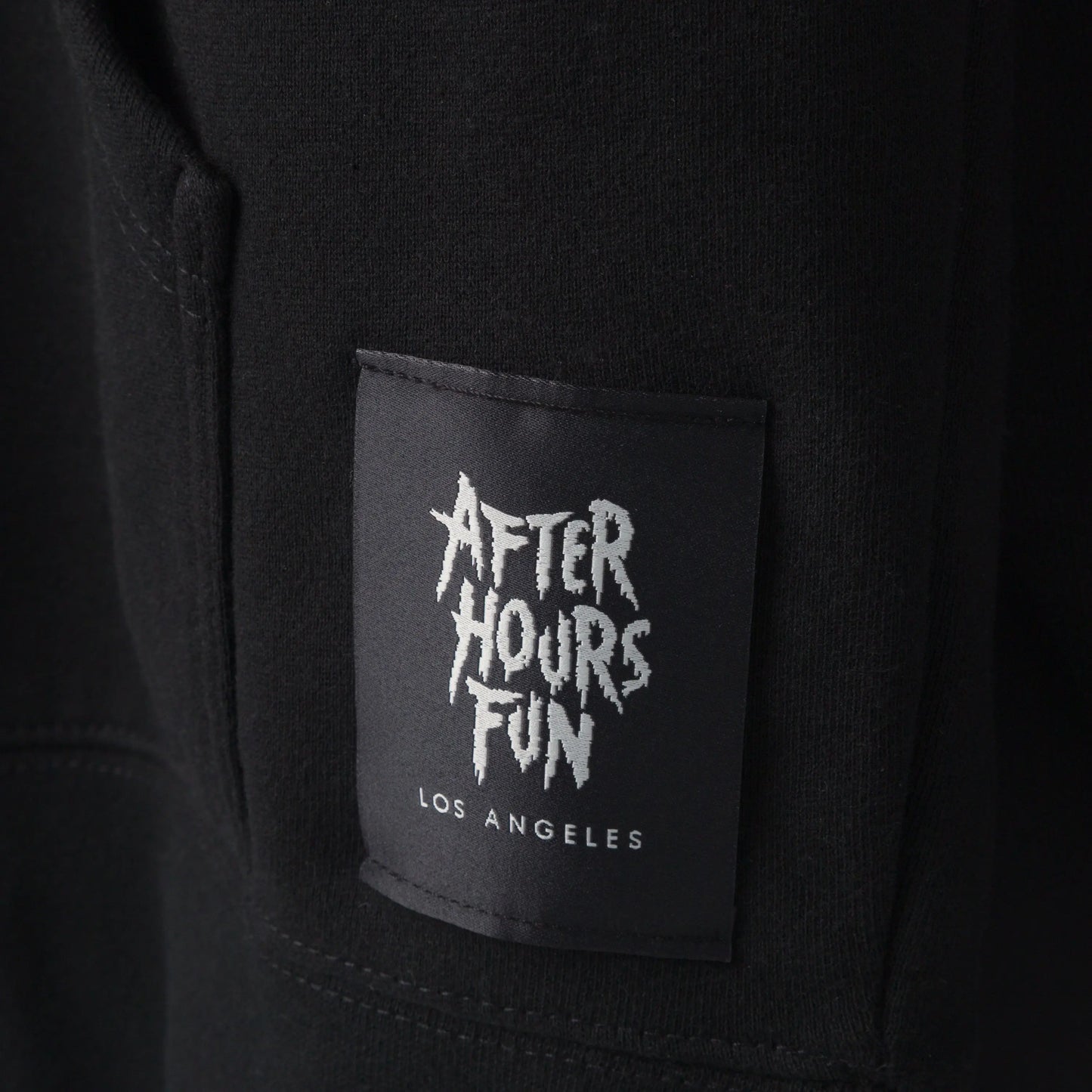 after hours fun woven label