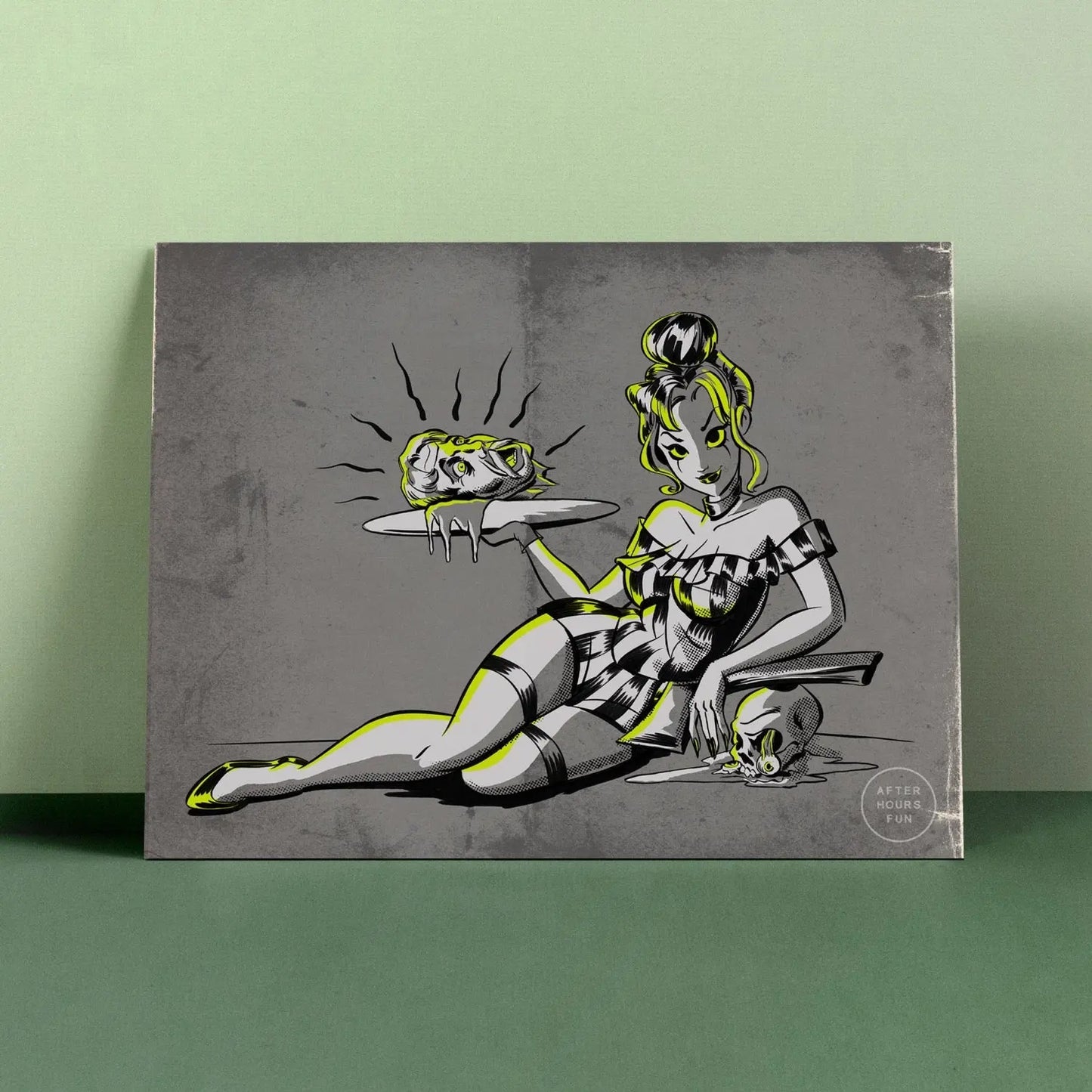 Creepy Maid 8.5 X 11 inch Giclee Print AFTERHOURSFUN