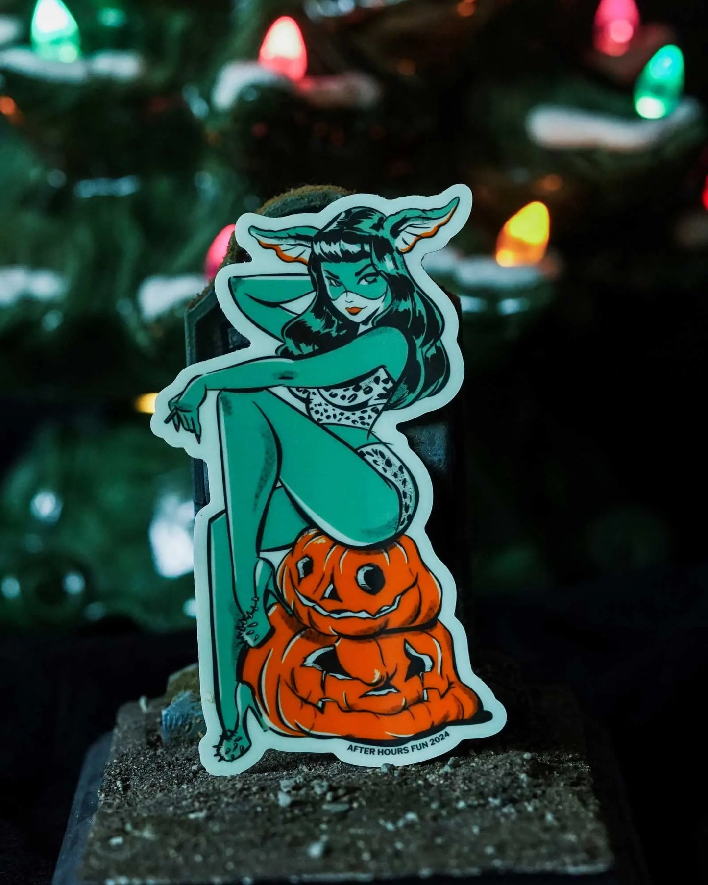 Glow-in-the-Dark Greta Pin-Up Sticker - Limited Edition 50pcs AFTERHOURSFUN