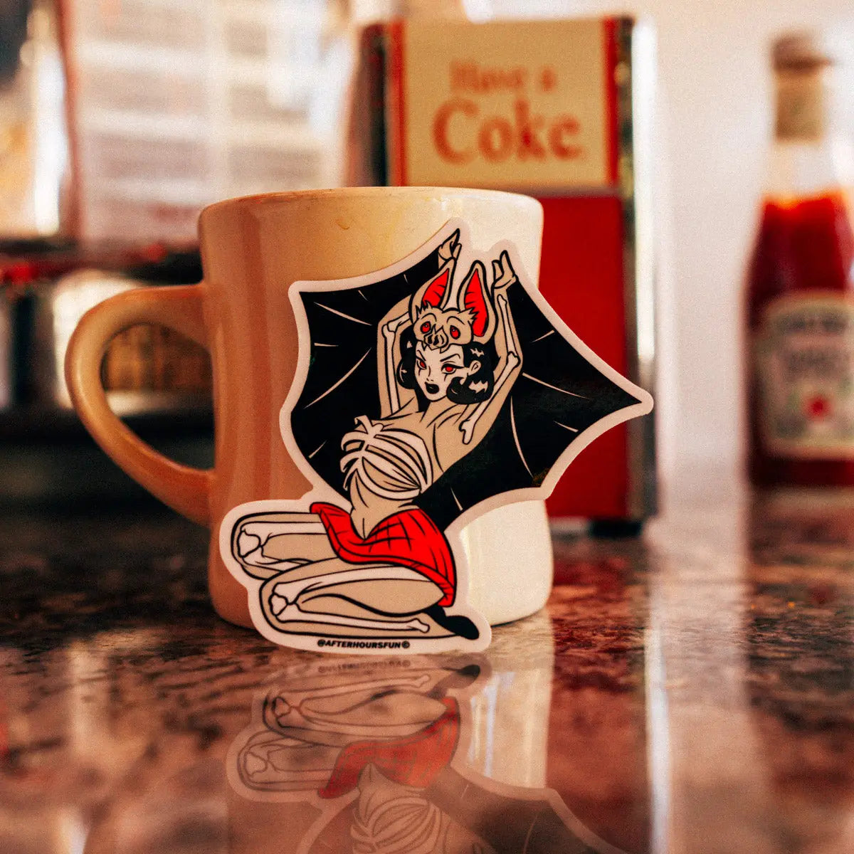 Vintage BatGirl© Sticker AFTERHOURSFUN