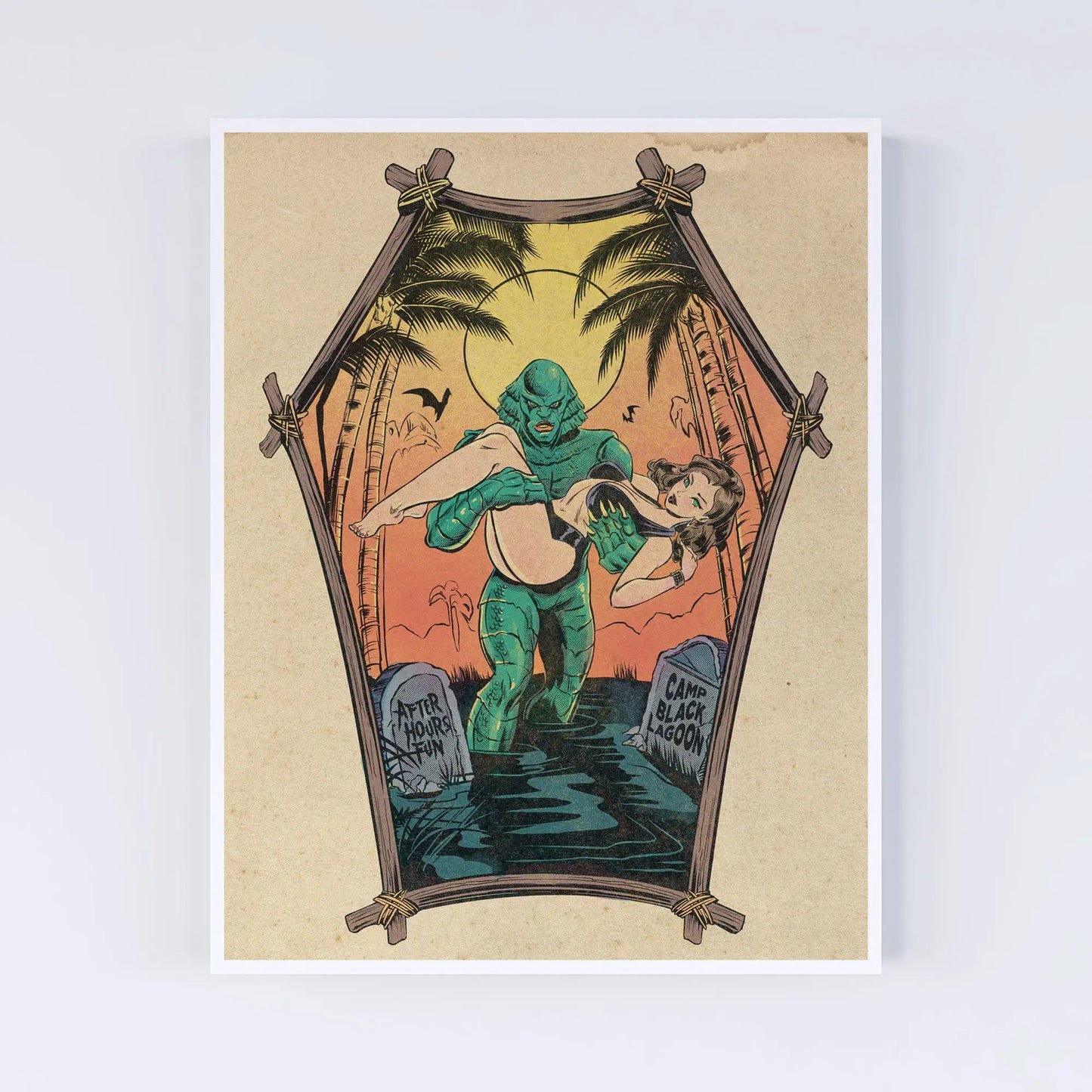 Aloha Vibes Creature Giclee Print AFTERHOURSFUN