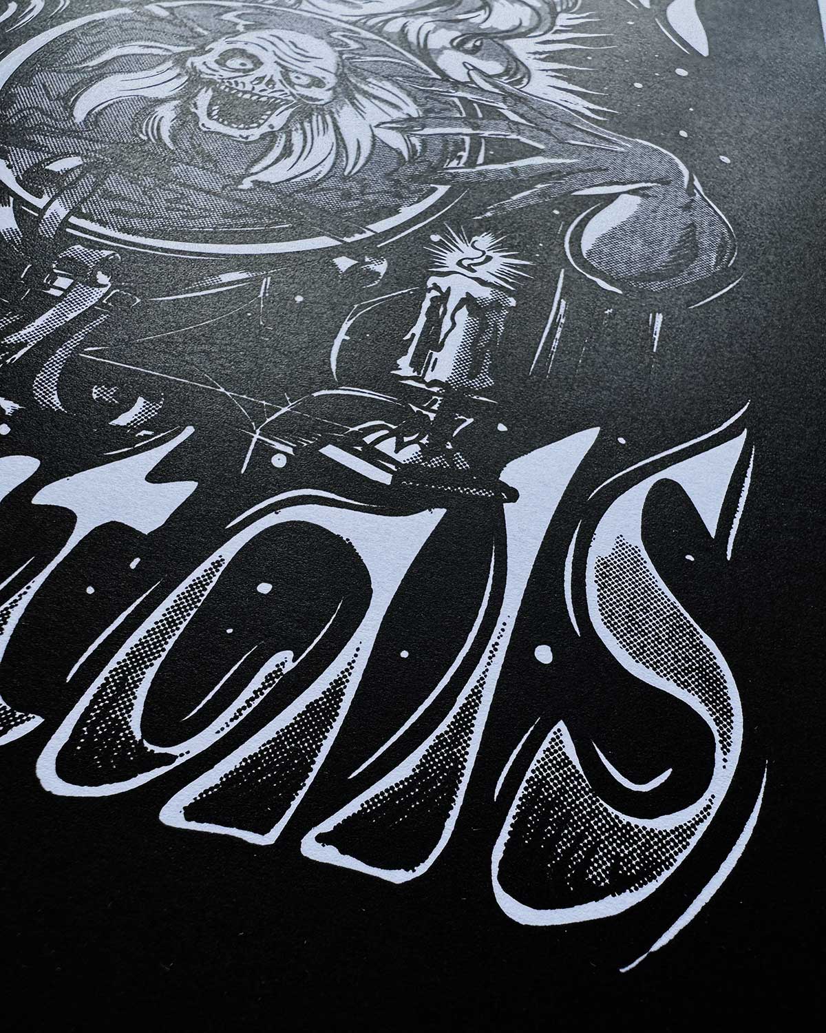 "Foolish Mortals" – Hand-Pulled in Pittsburgh (Signed A/P) AFTERHOURSFUN