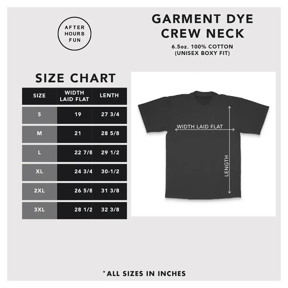 Curse of Krampus Oversized Garment Dyed Tee AFTERHOURSFUN