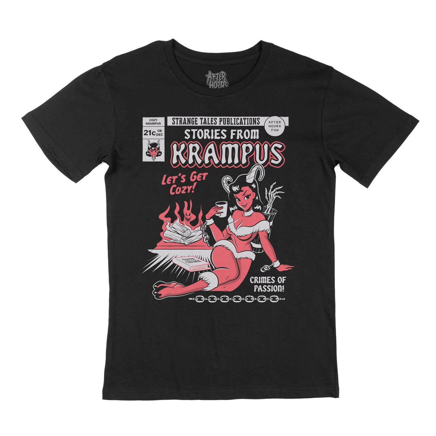 Krampus Pin Up T-Shirt