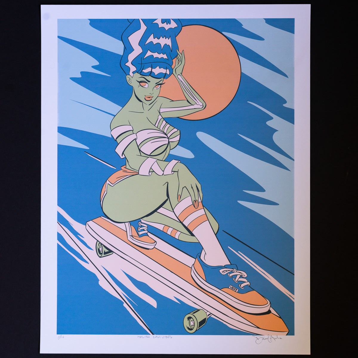 Cali Vibes Art Print — Limited Edition 10/10 Signed & Numbered