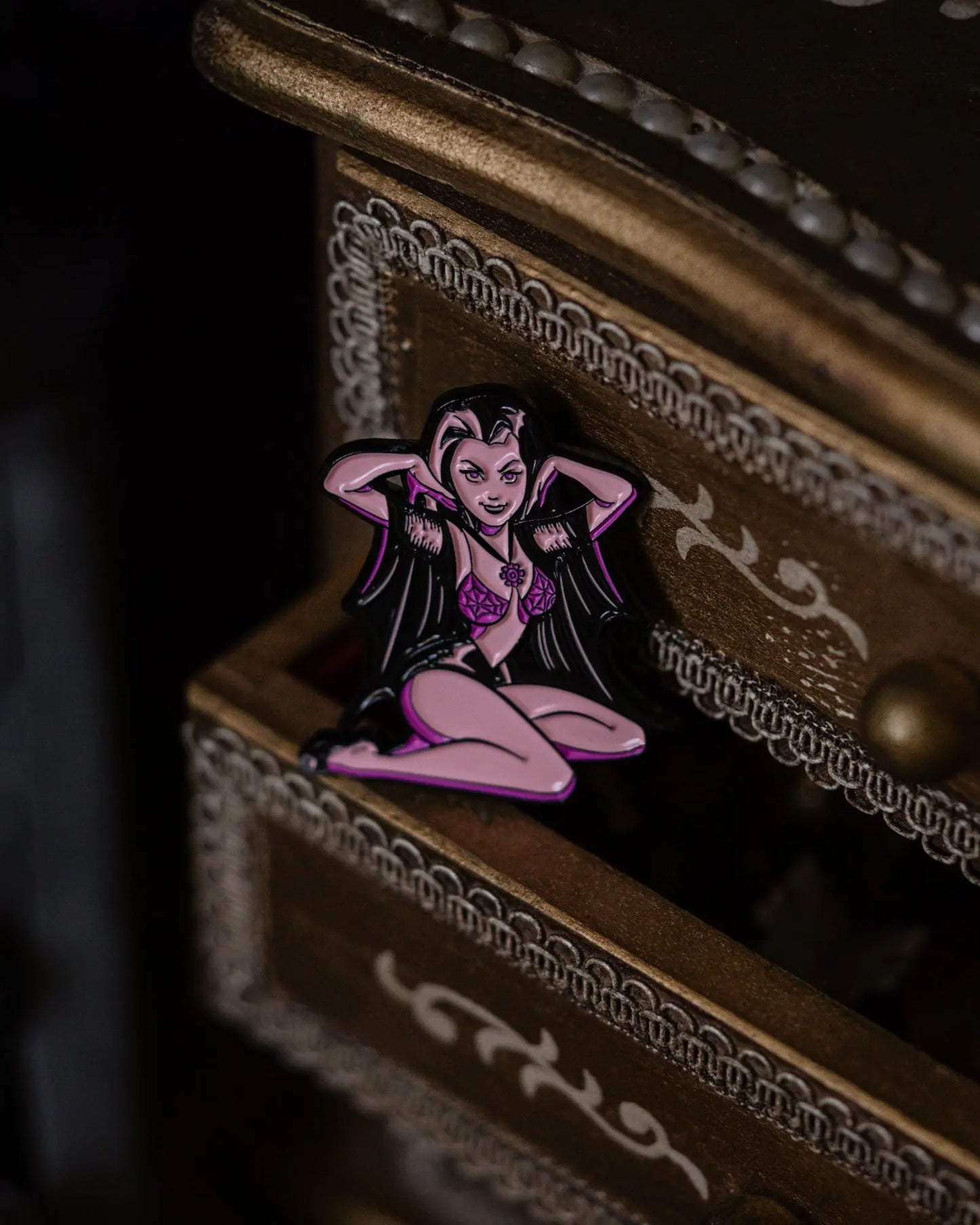 Munster Rose Enamel Pin AFTERHOURSFUN