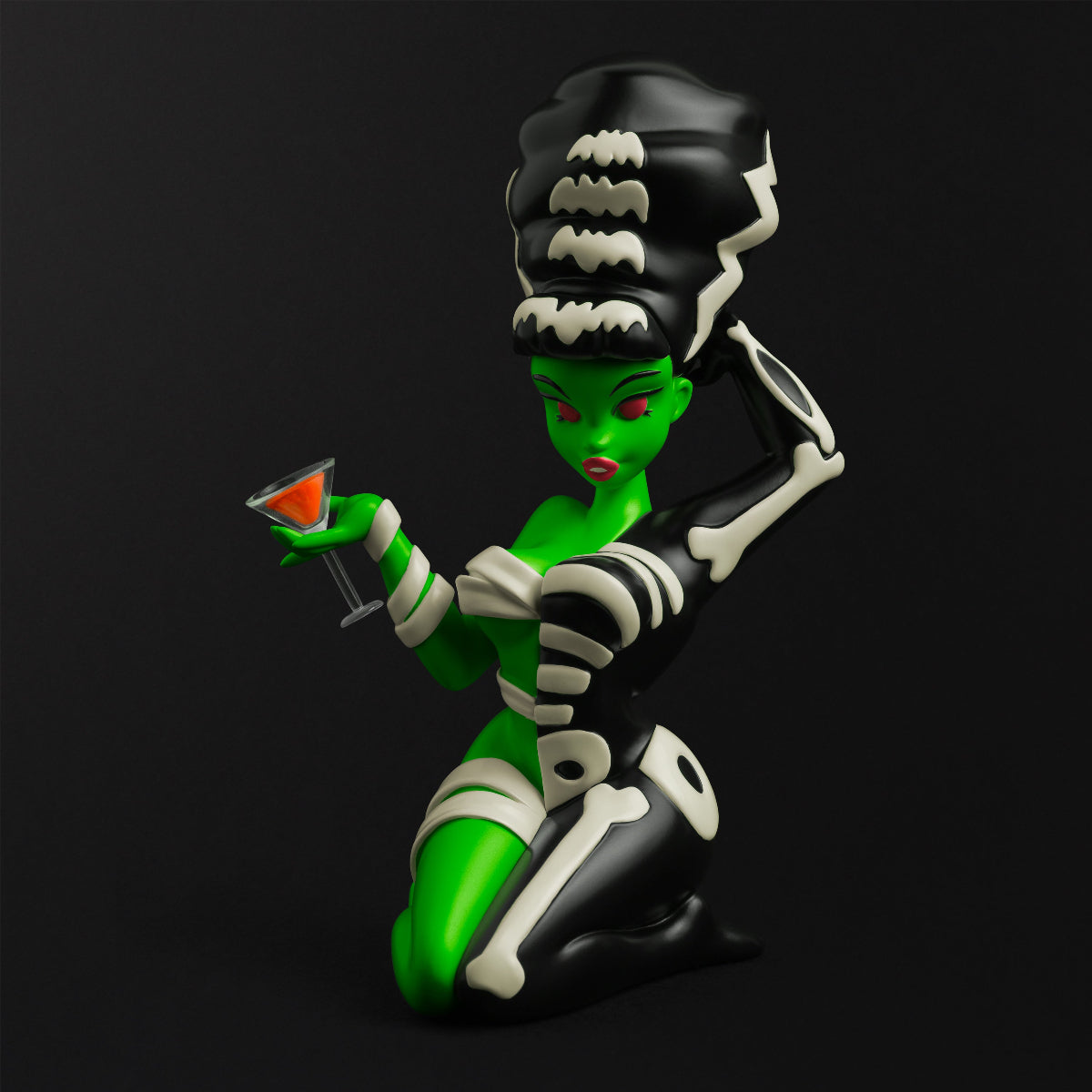 after-hours-fun-bride-bones-zombie-green-vinyl-figure-side-profile