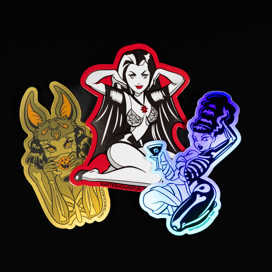 The "Collector's Trio" Sticker Pack (D-Con Edition) AFTER HOURS FUN