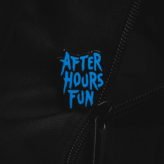 AFTER HOURS FUN "Drip Logo" Enamel Pin AFTERHOURSFUN