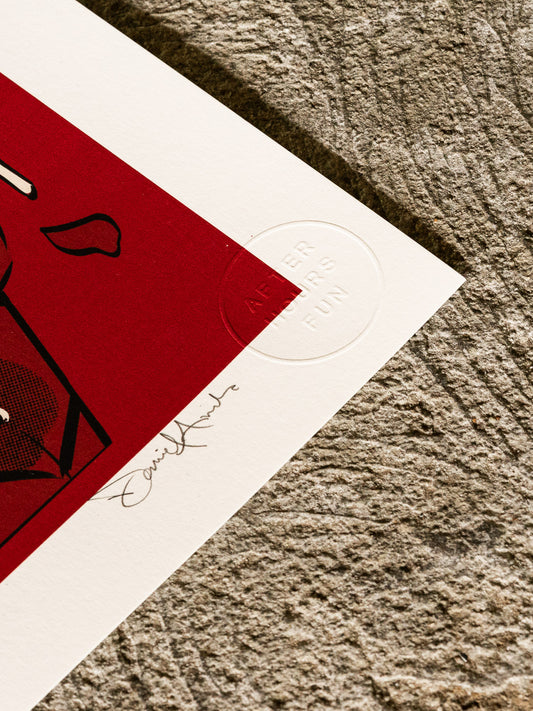 "Till Death" VINTAGE BATGIRL VDAY VARIANT Art Print | Limited Edition Signed & Numbered (11x17)