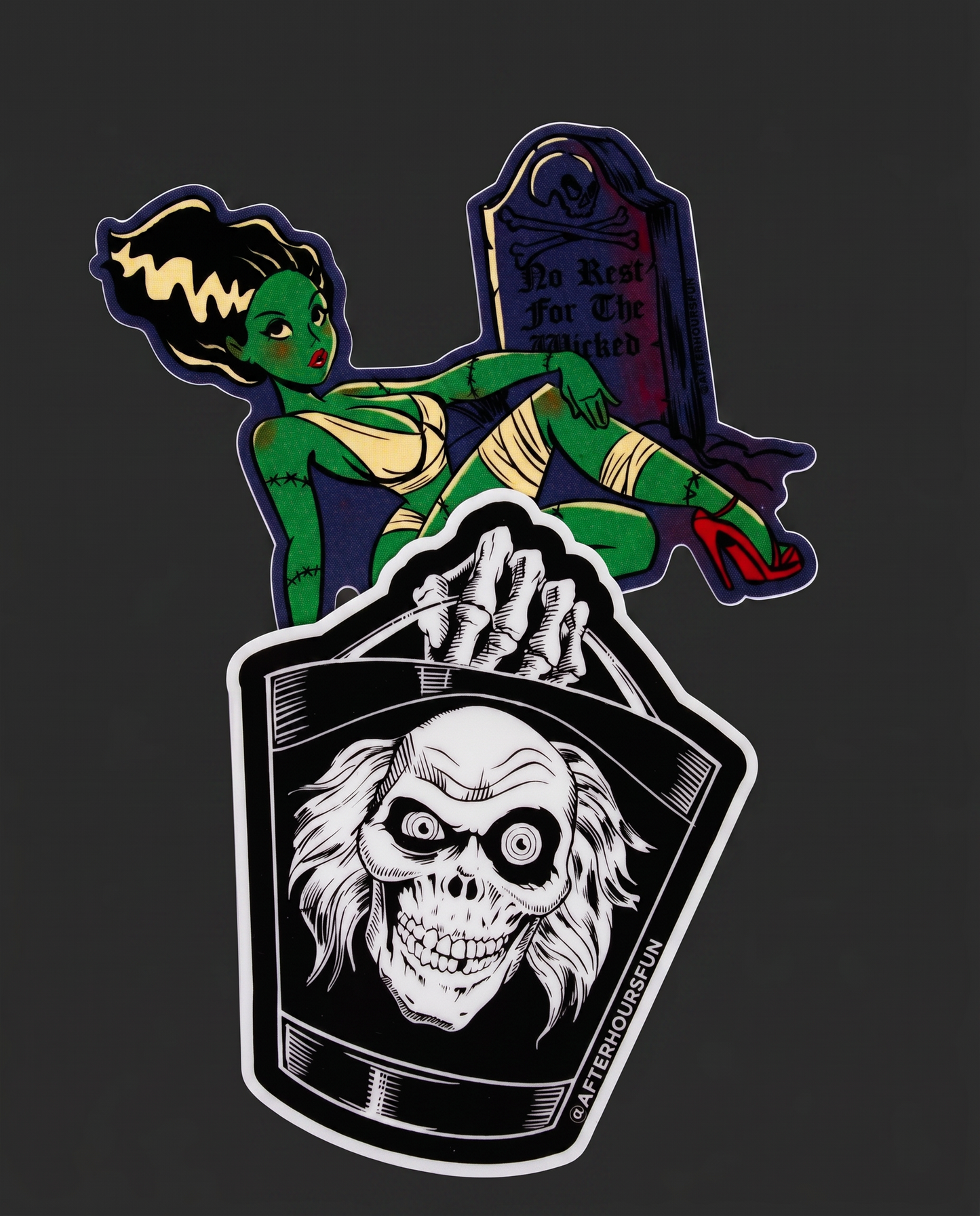 The Grinning Skull Glow Sticker — Tales From After Hours Vol. 1