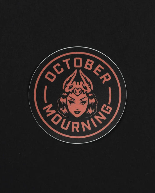 'October Mourning' Vinyl Sticker | AFTER HOURS FUN AFTERHOURSFUN