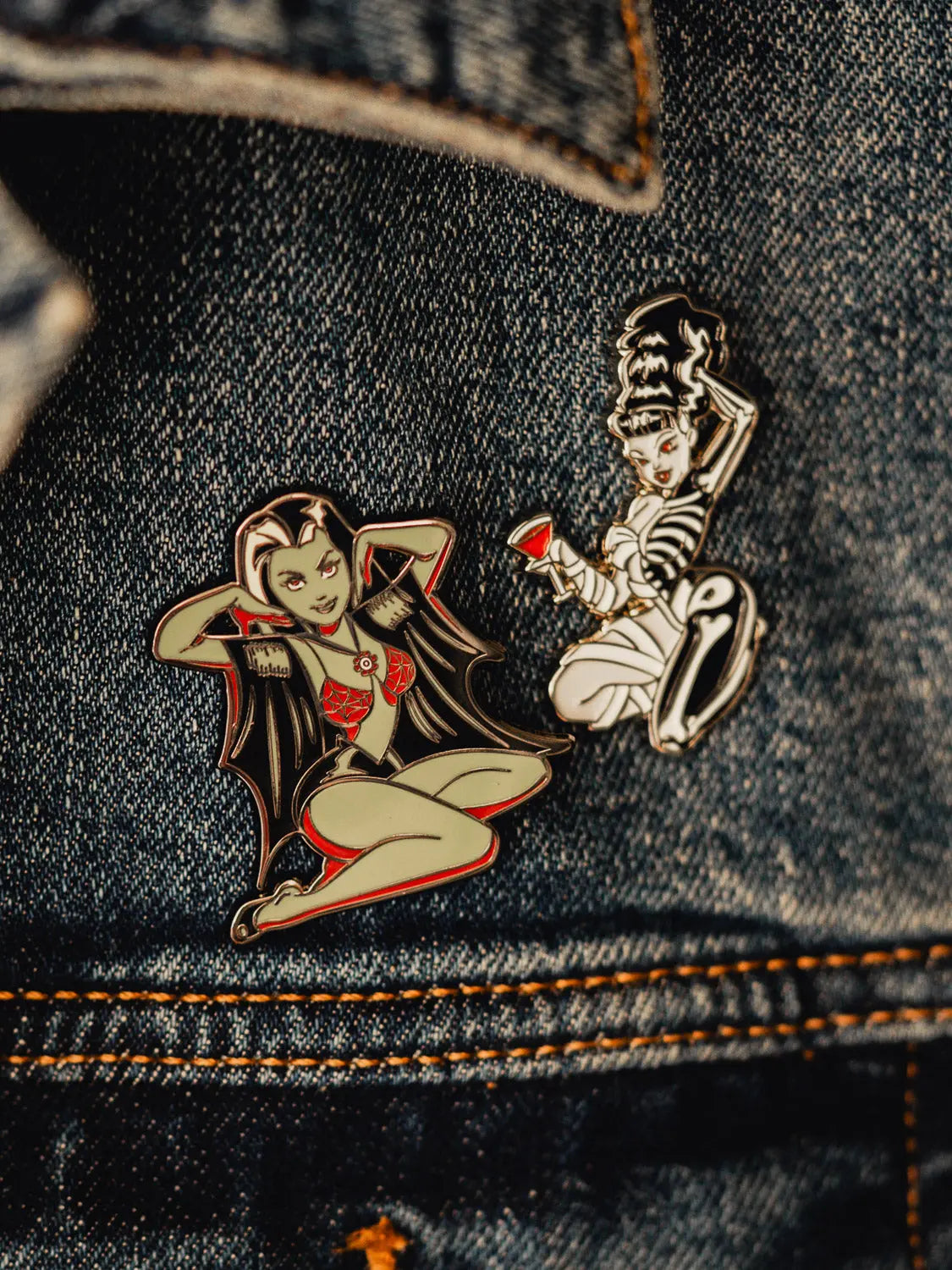 Bride Bones© — Limited Edition Hard Enamel Pin | After Hours Fun