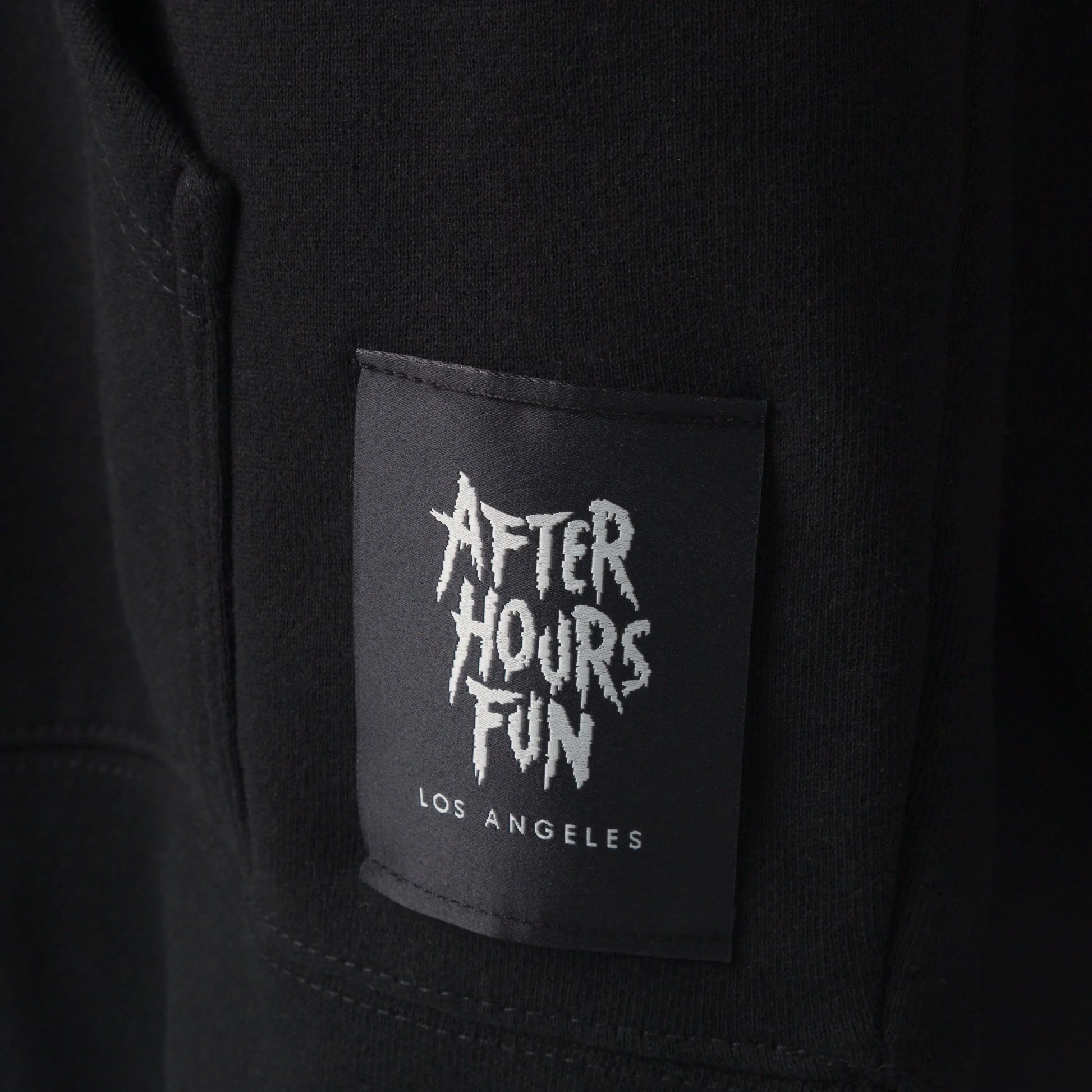 after hours fun woven label