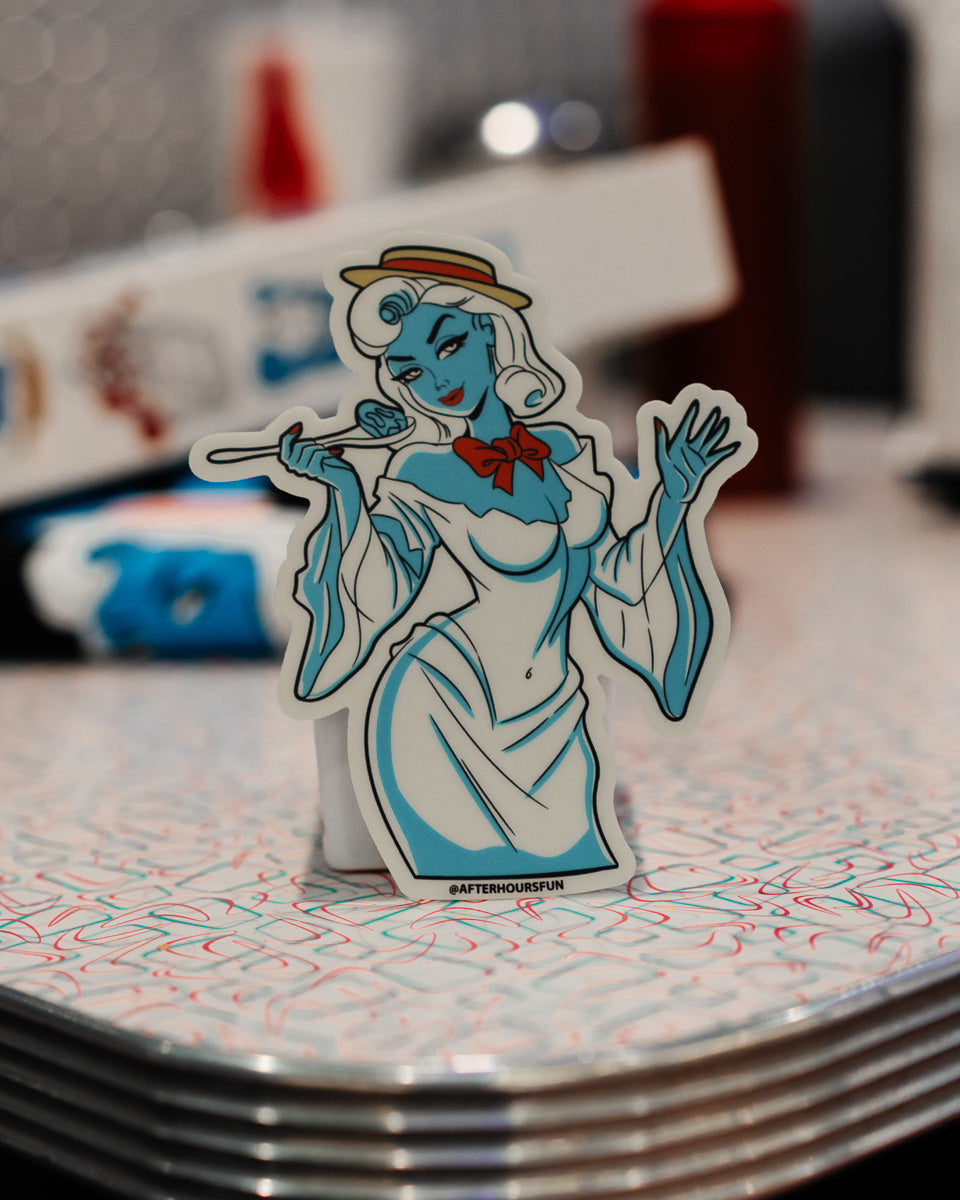 Boo Bettie Glow-in-the-Dark Sticker — Limited to 50
