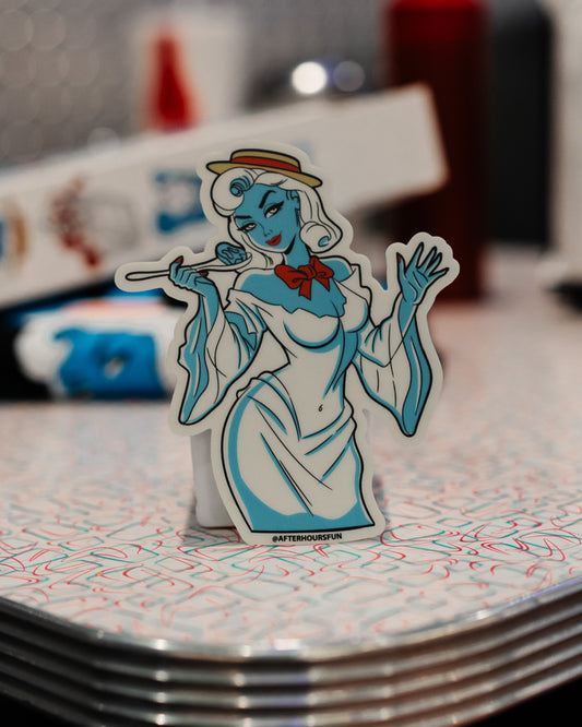 Boo Bettie Glow-in-the-Dark Sticker — Limited to 50