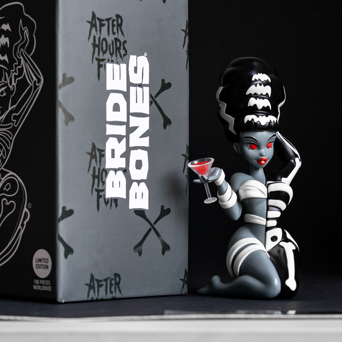 Bride Bones© Resin Figure — Gunmetal (D-Con 2026 Pre-Order)