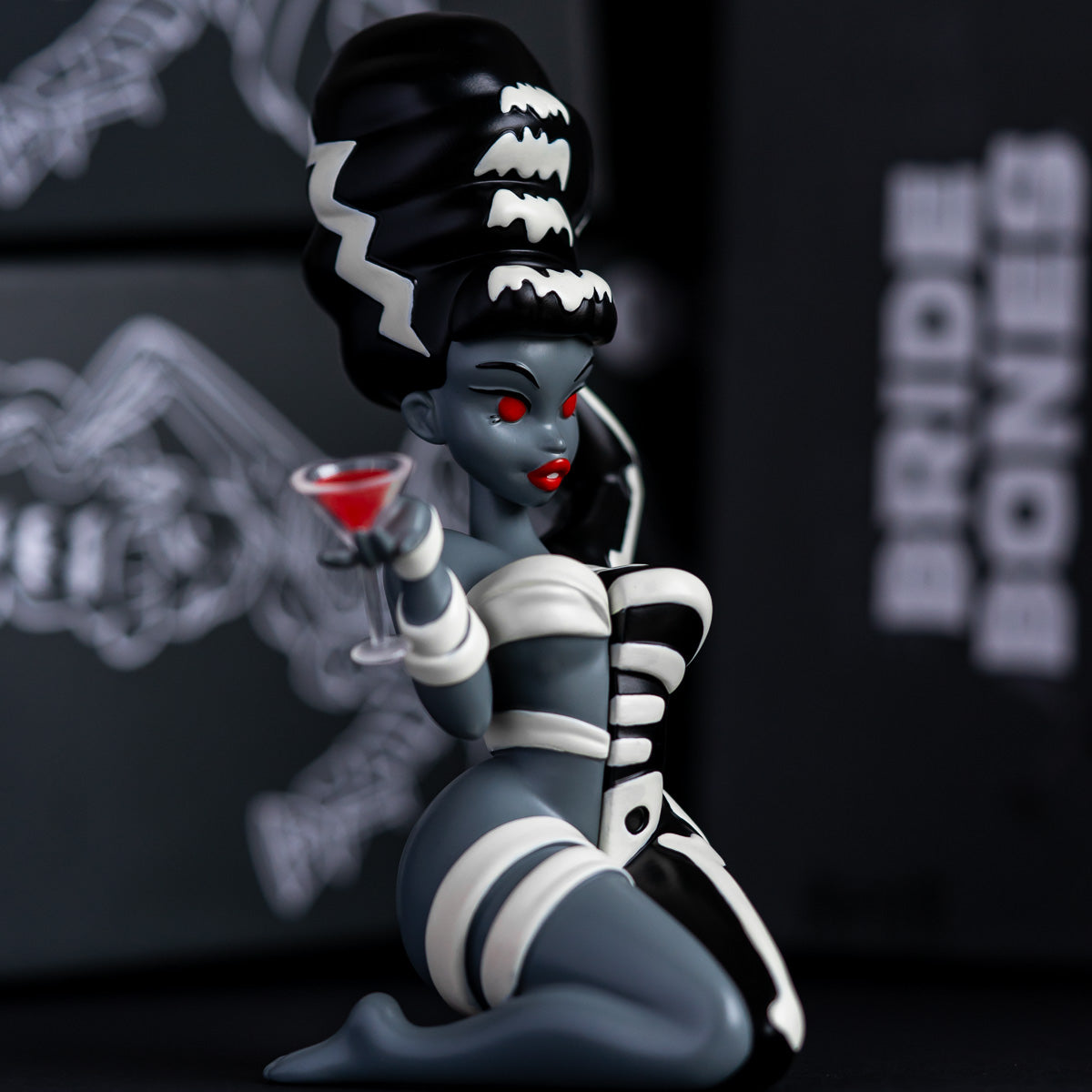 Bride Bones© Resin Figure — Gunmetal (D-Con 2026 Pre-Order)