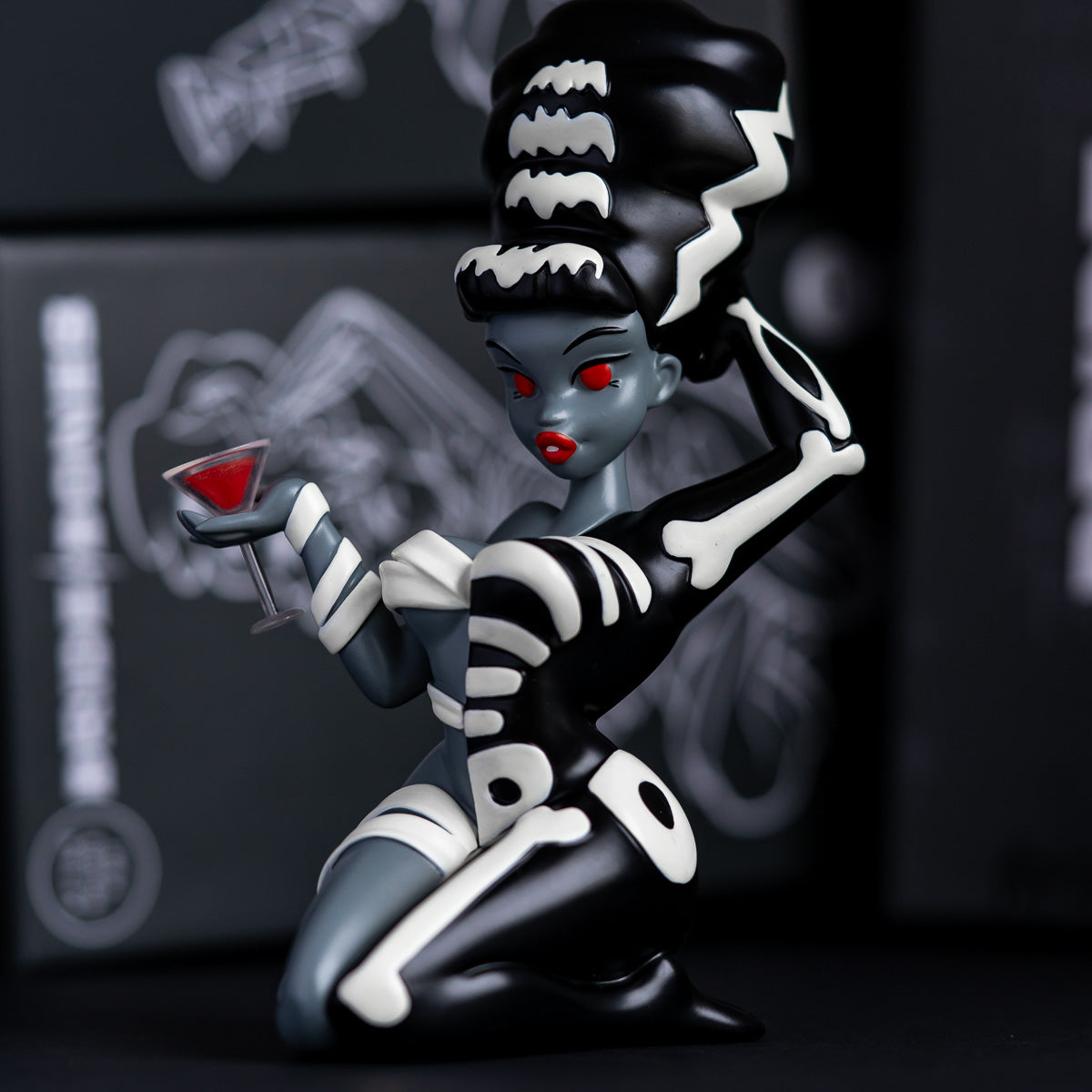 Bride Bones© Resin Figure — Gunmetal (D-Con 2026 Pre-Order)