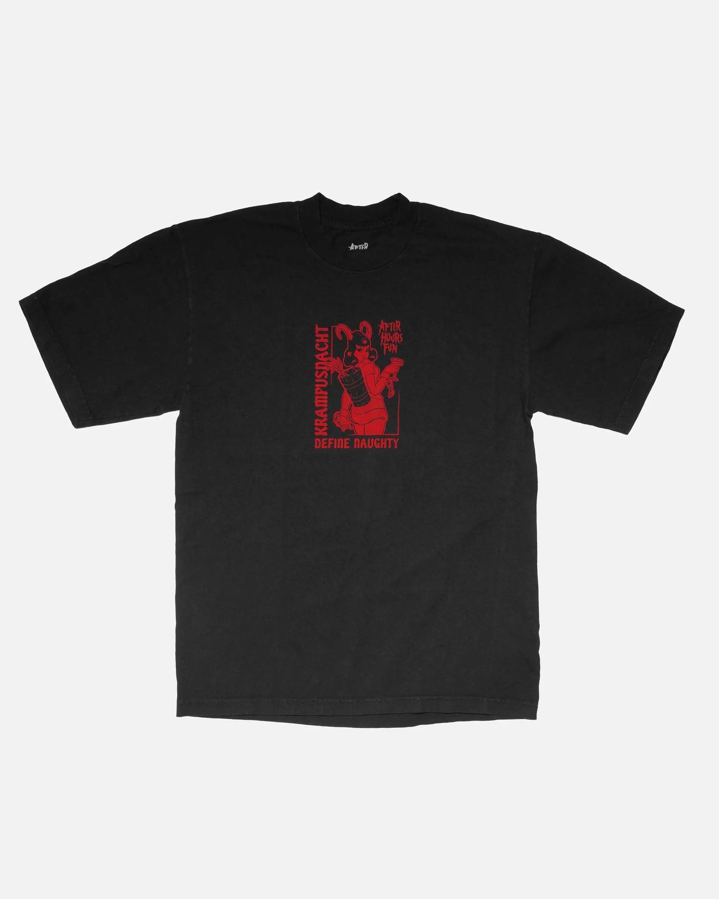Curse of Krampus Oversized Garment Dyed Tee AFTERHOURSFUN