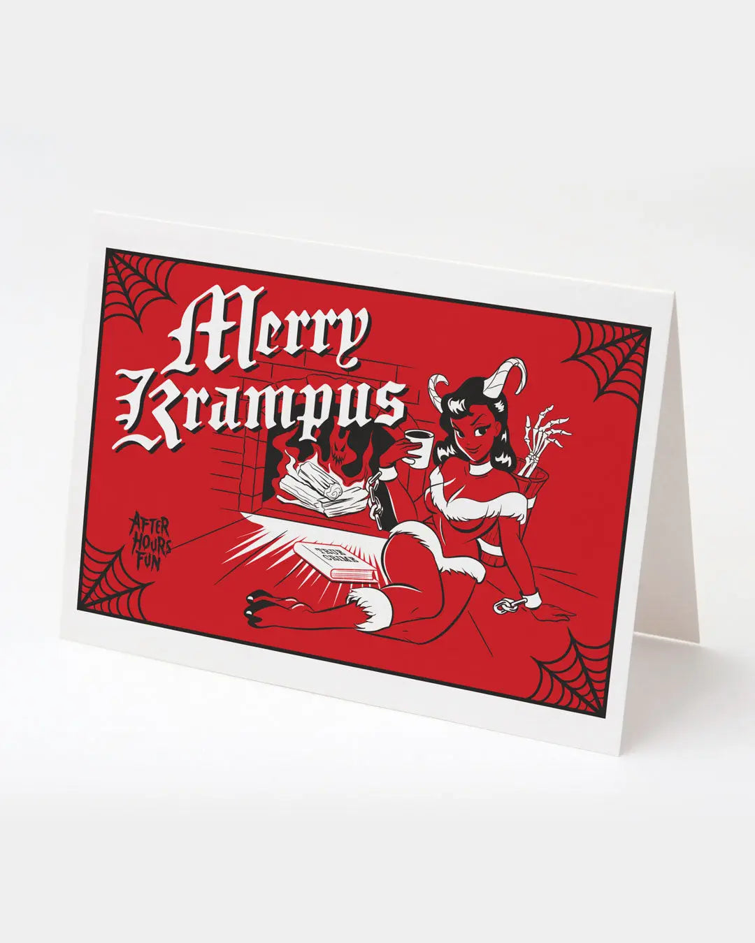 Krampus Pin-Up Card AFTERHOURSFUN