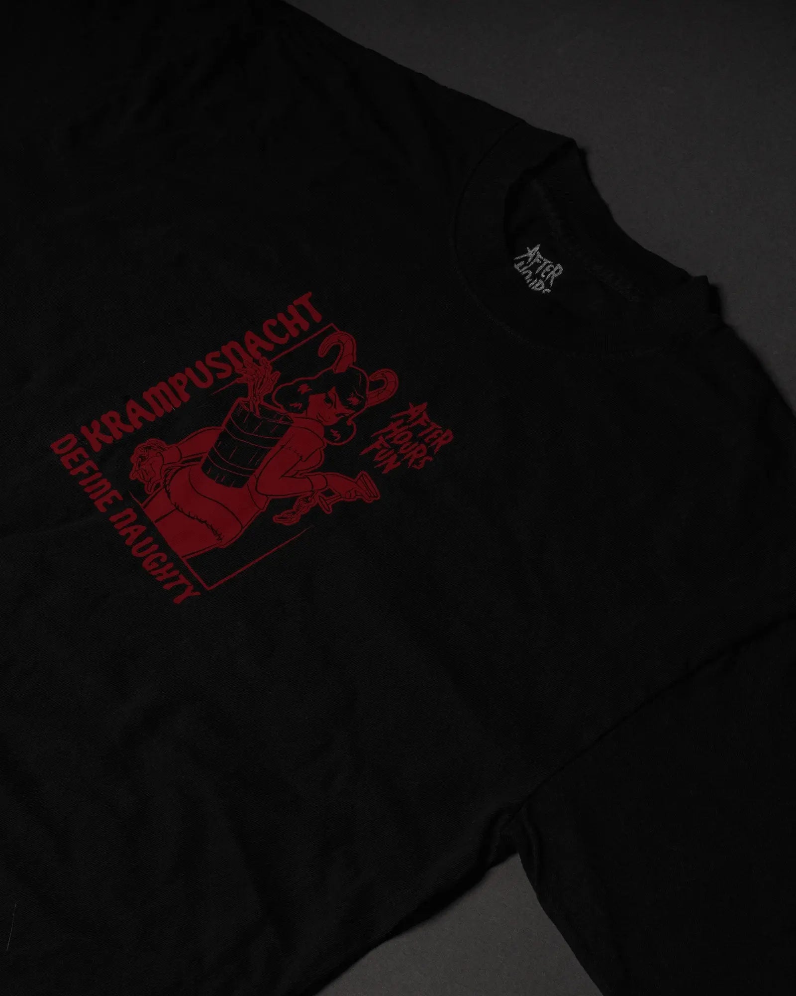 Curse of Krampus Oversized Garment Dyed Tee AFTERHOURSFUN