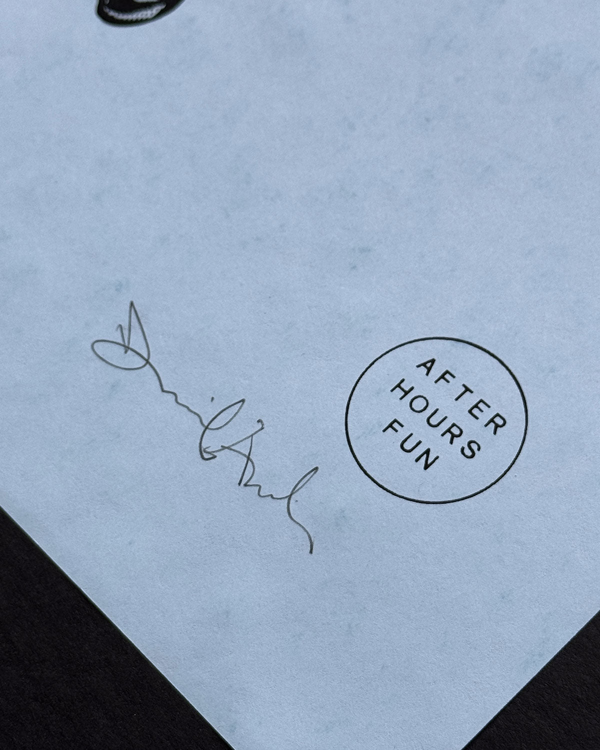 "Scissor-hands" Pin-Up – Hand-Pulled in Pittsburgh (Signed A/P) AFTERHOURSFUN