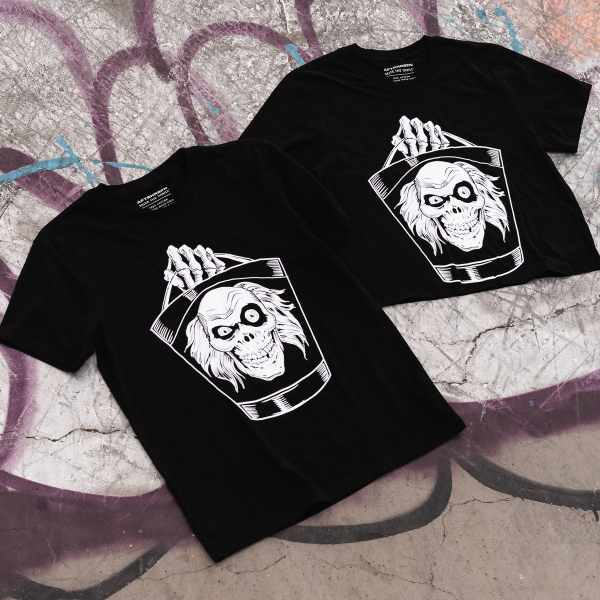 Spooky Lunch Pale CROP TEE — Glow Edition