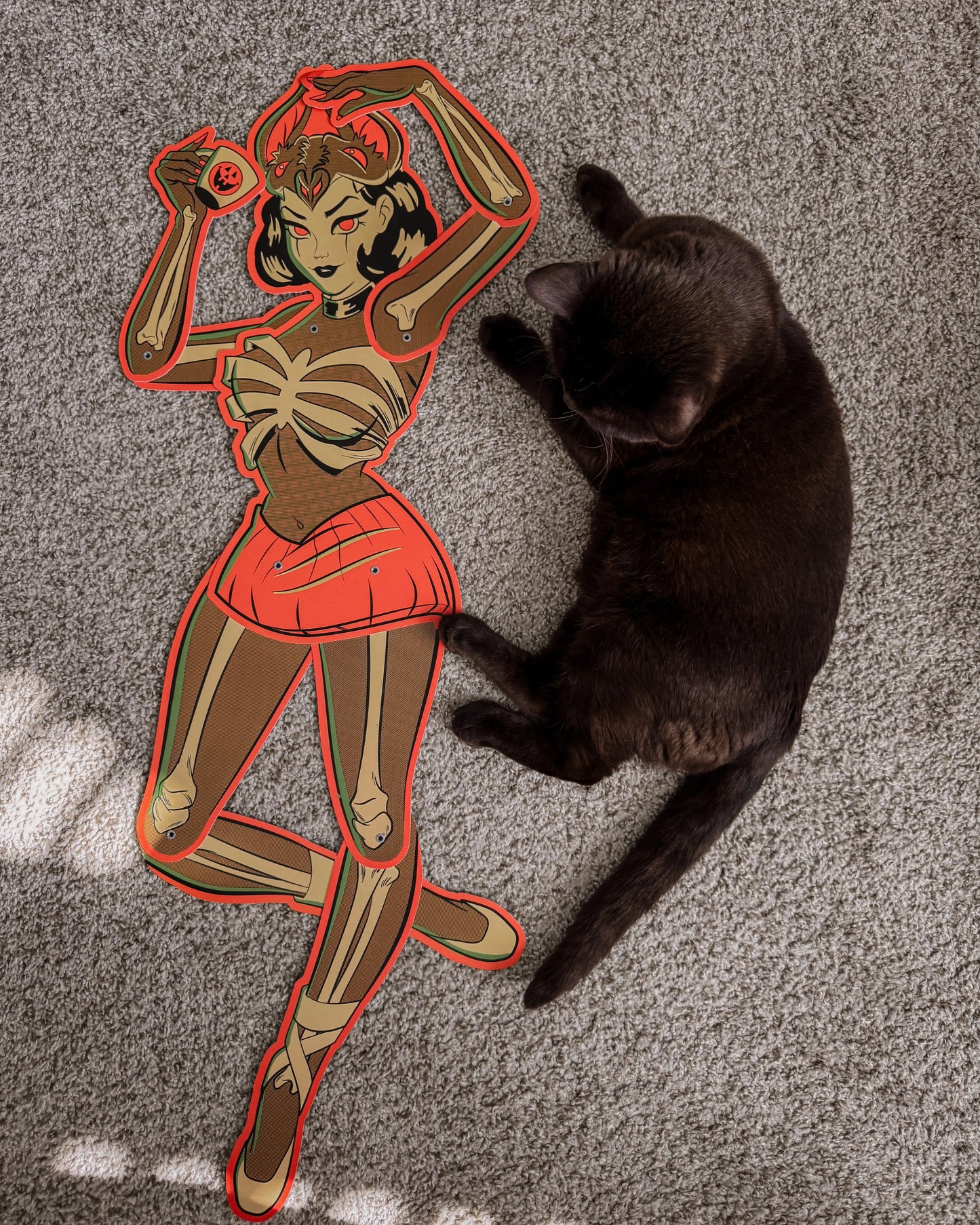 'Vintage Batgirl' **Limited Edition** Halloween Decoration | AFTER HOURS FUN AFTERHOURSFUN