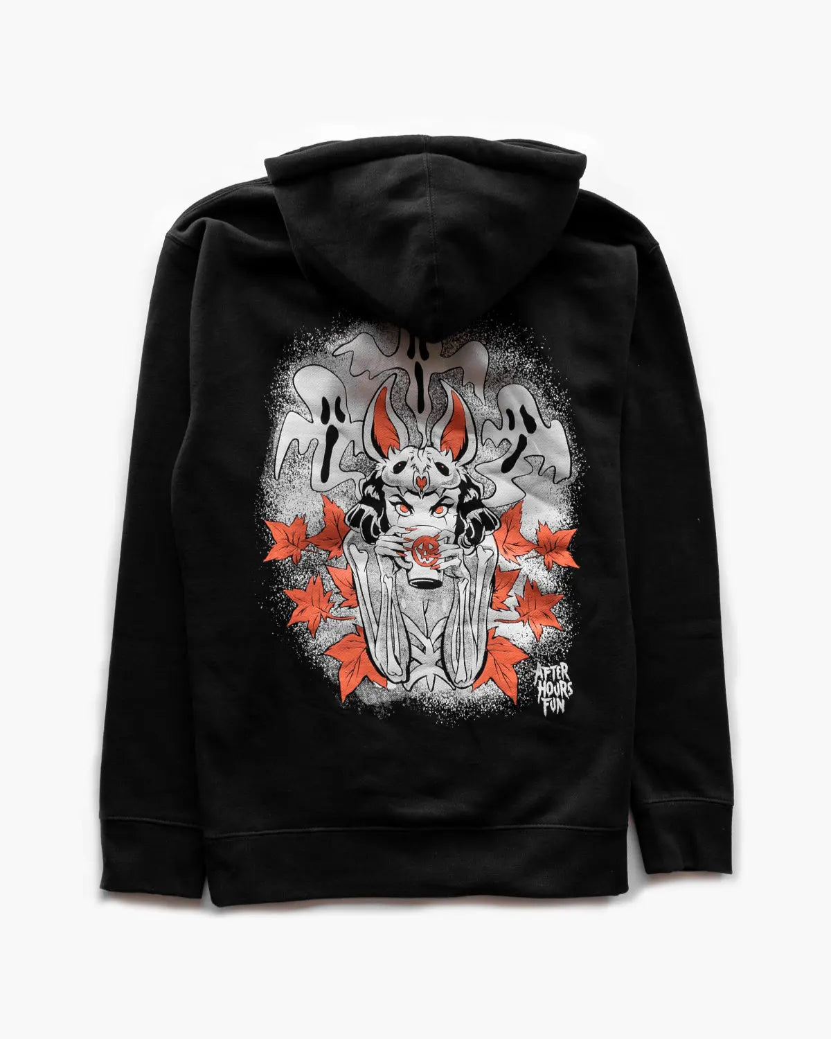 Vintage Batgirl© Limited Edition Hoodie - Hand Screen Printed - Black AFTERHOURSFUN