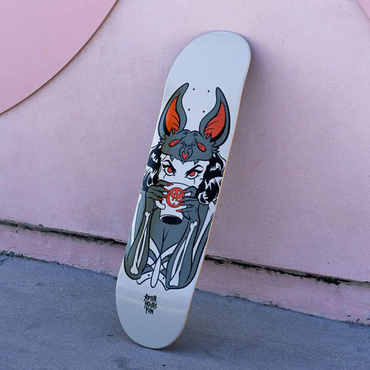 Vintage Batgirl Signed Skate deck Limited Edition Art (1 of 5) - After Hours Fun - AFTERHOURSFUN