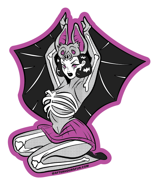 Vintage Batgirl Midsummer Sticker