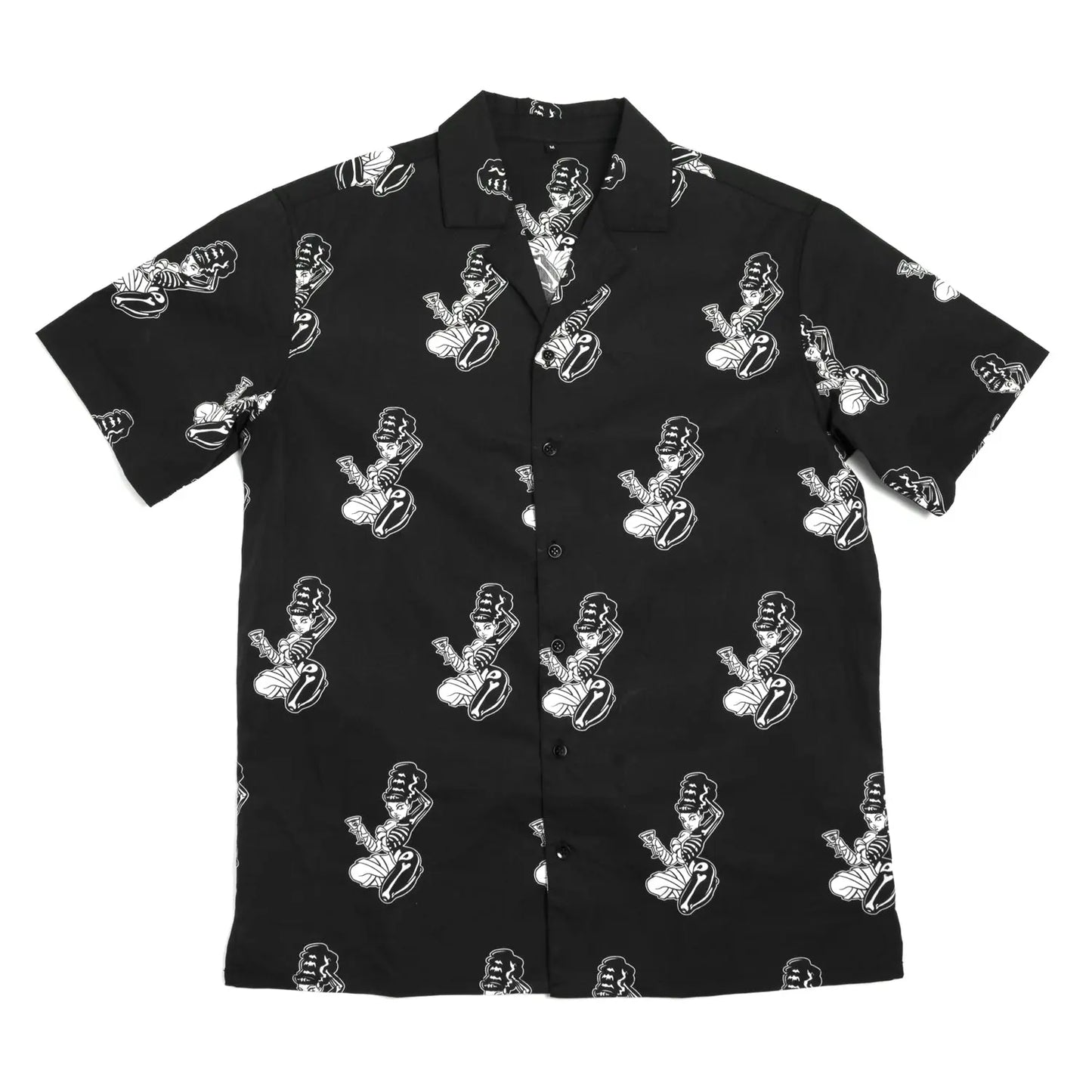 Bride Bones Woven Camp Shirt AFTERHOURSFUN
