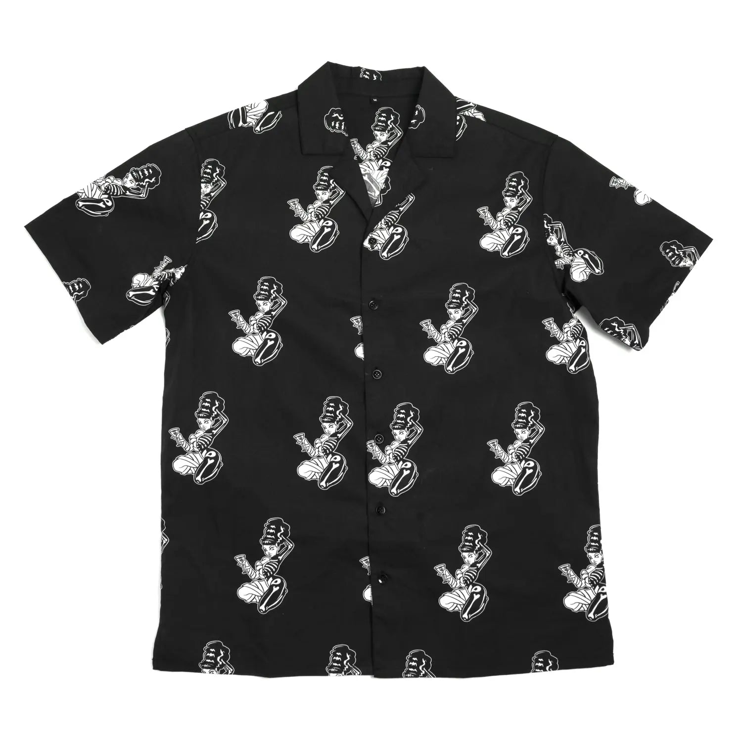 Bride Bones Woven Camp Shirt AFTERHOURSFUN