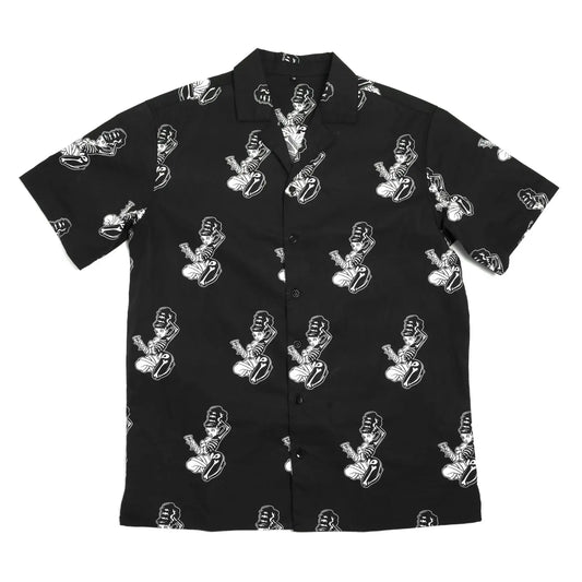 Bride Bones Woven Camp Shirt AFTERHOURSFUN