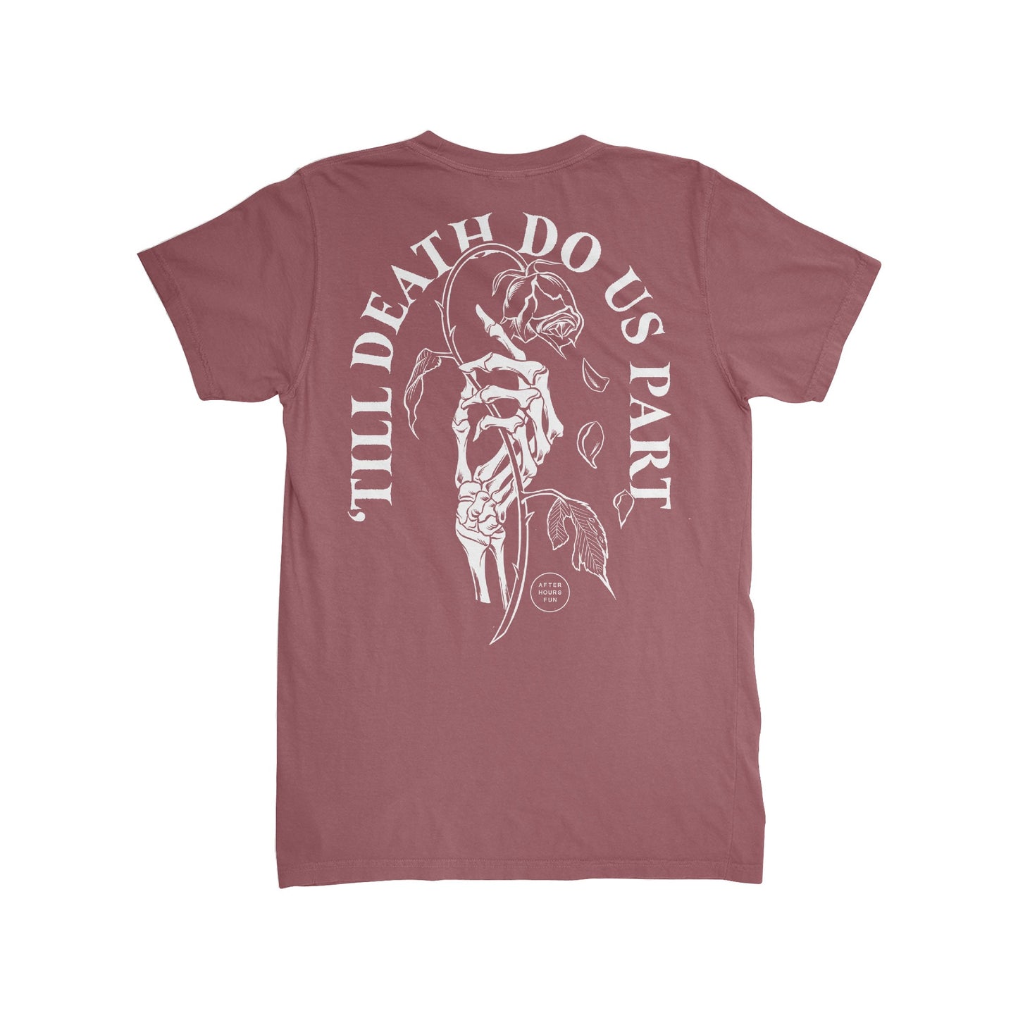Till Death Garment-Dyed LOVE COLOR WAY TSHIRT